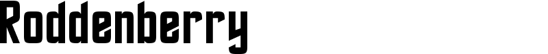Roddenberry Font