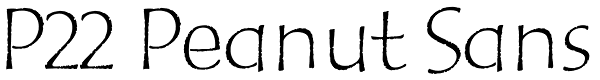 P22 Peanut Sans Font