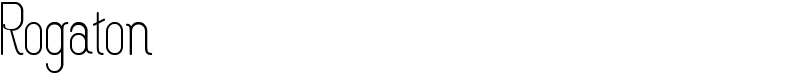 Rogaton Font