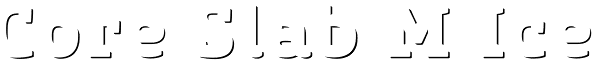 Core Slab M Ice Font