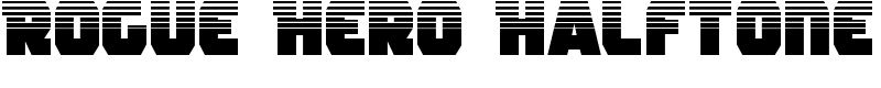 Rogue Hero Halftone Font