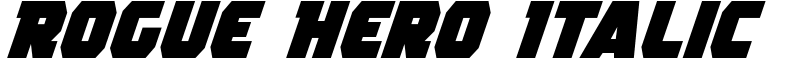 Rogue Hero Italic Font