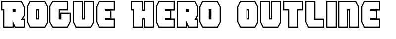 Rogue Hero Outline Font