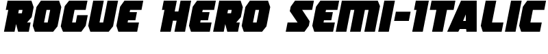 Rogue Hero Semi-Italic Font