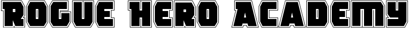 Rogue Hero Academy Font