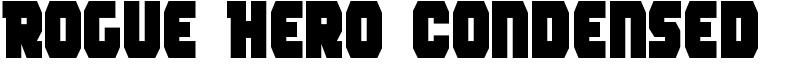 Rogue Hero Condensed Font