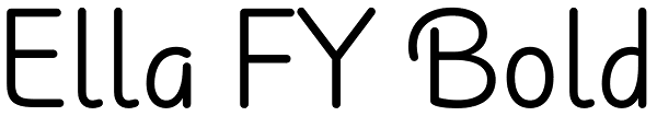 Ella FY Bold Font