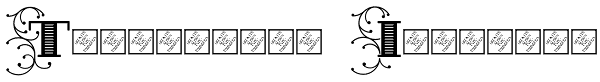 Thurbrooke Initials Font