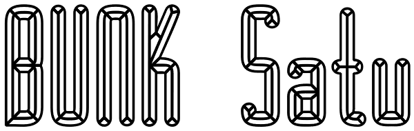 BUNK Satu Font