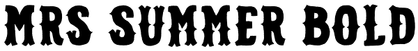 Mrs Summer Bold Font