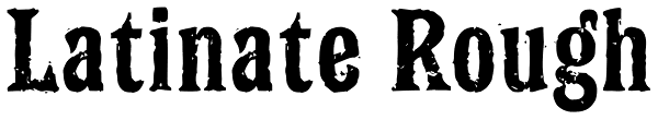 Latinate Rough Font