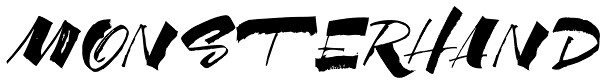 MonsterHand Font