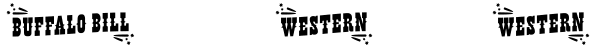 Buffalo Circus Catchwords Font