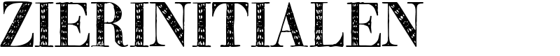 Zierinitialen2 Font