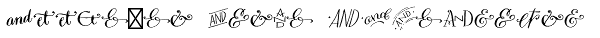 Bookeyed Sadie Ampersands Font
