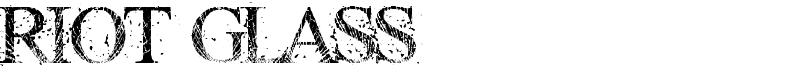 RIOT GLASS Font