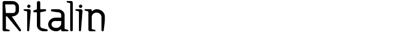 Ritalin Font