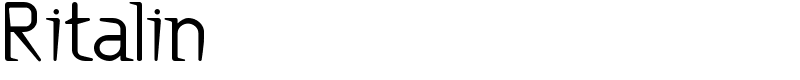 Ritalin Font