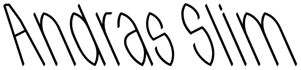Andras Slim Font