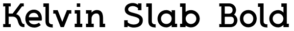 Kelvin Slab Bold Font