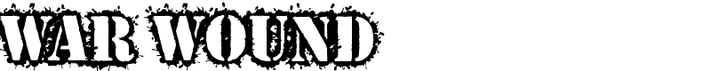 War Wound Font