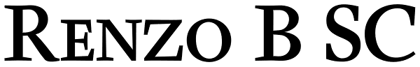 Renzo B SC Font
