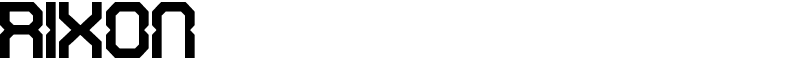 Rixon Font