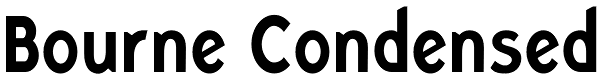 Bourne Condensed Font