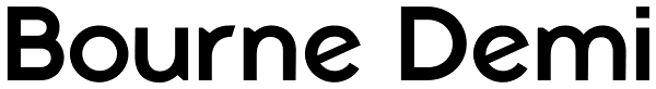 Bourne Demi Font
