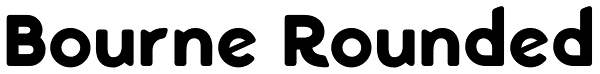 Bourne Rounded Font