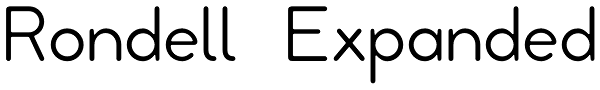 Rondell Expanded Font