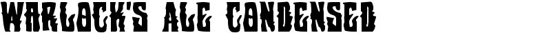 Warlock's Ale Condensed Font
