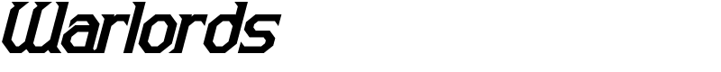 Warlords Font