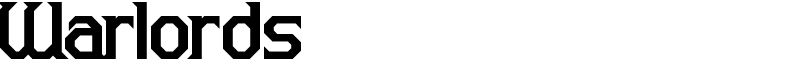 Warlords Font