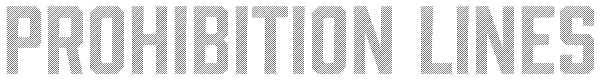 Prohibition Lines Font