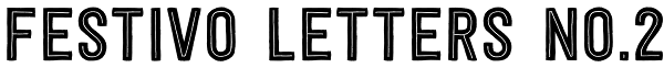 Festivo Letters No.2 Font