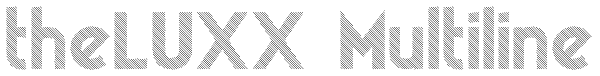 theLUXX Multiline Font