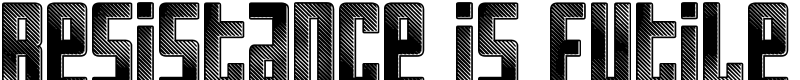 Resistance is Futile Font