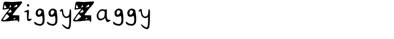 ZiggyZaggy Font