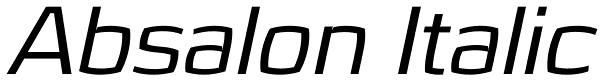 Absalon Italic Font