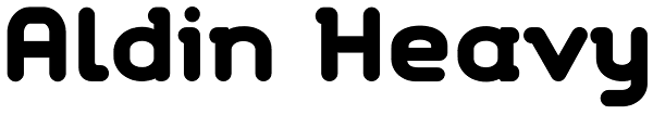 Aldin Heavy Font