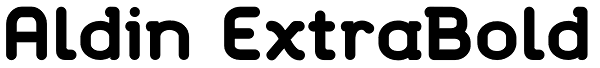 Aldin ExtraBold Font