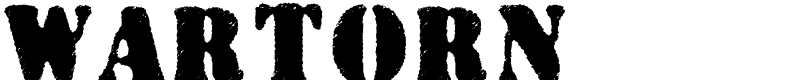 Wartorn Font