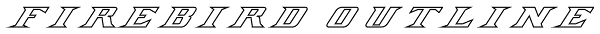 Firebird Outline Font