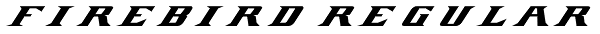 Firebird Regular Font