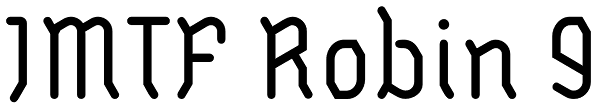 JMTF Robin 9 Font