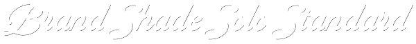 Brand Shade Solo Standard Font