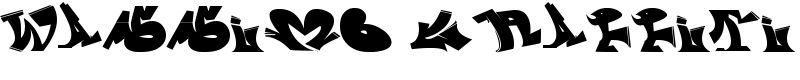 wassimo graffiti Font