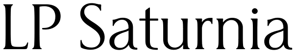 LP Saturnia Font