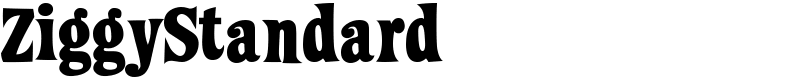 ZiggyStandard Font